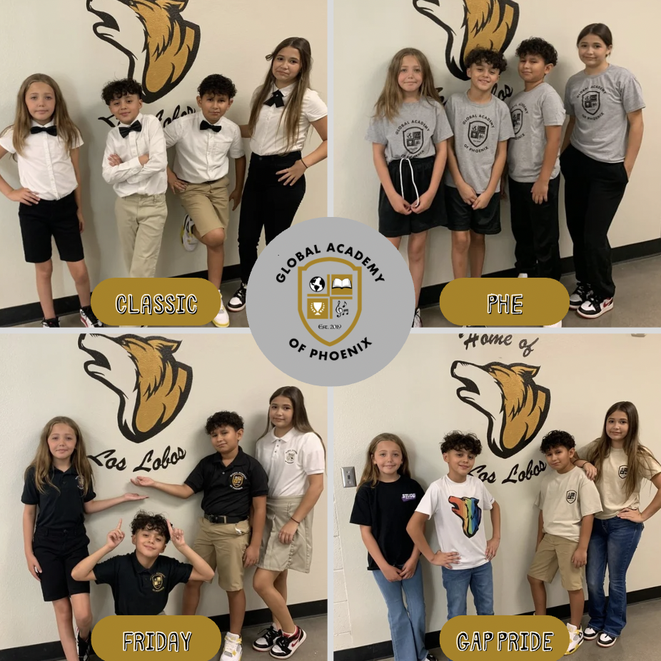  Photos of students in uniforms